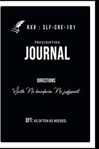 Prescription Journal with Author Intro