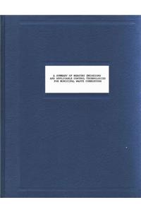 Summary of Mercury Emissions and Applicable Control Technologies for Municipal Waste Combustors