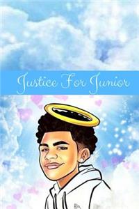Justice For Junior Blank Book
