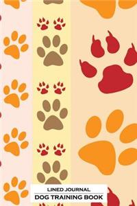 Lined Journal Dog Training Book