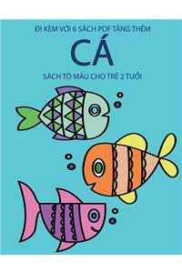 Sách tô màu cho trẻ 2 tuổi (Cá)