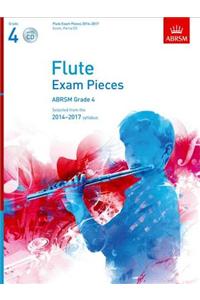 Flute Exam Pieces 2014-2017, Grade 4 Score, Part & CD