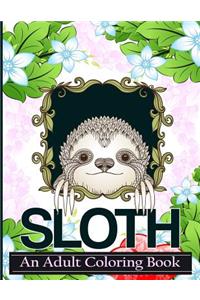 Sloth Coloring Book