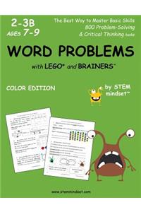 Word Problems with Lego and Brainers Grades 2-3b Ages 7-9 Color Edition