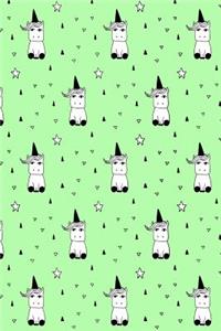 Bullet Journal Notebook Cute Little Unicorns Pattern 3