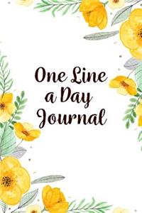 One Line a Day Journal