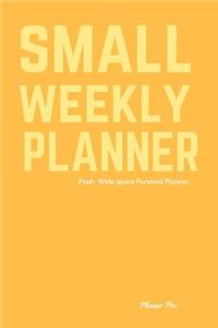 Pooh Small Weekly Planner