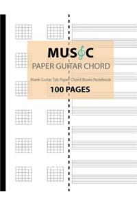 Music Paper Guitar Chord