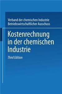 Kostenrechnung in Der Chemischen Industrie