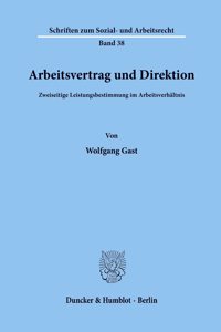 Arbeitsvertrag Und Direktion