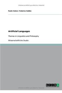 Artificial Languages. Themes in Linguistics and Philosophy