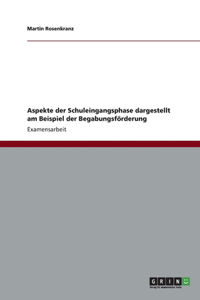 Aspekte der Schuleingangsphase dargestellt am Beispiel der Begabungsförderung