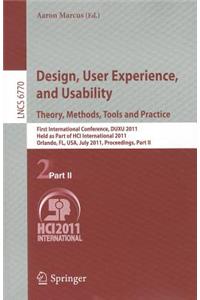 Design, User Experience, and Usability. Theory, Methods, Tools and Practice