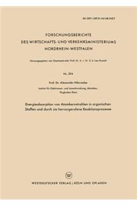 Energieabsorption Von Atomkernstrahlen in Organischen Stoffen Und Durch Sie Hervorgerufene Reaktionsprozesse