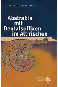 Abstrakta Mit Dentalsuffixen Im Altirischen