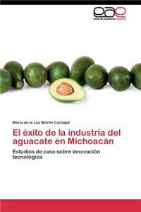 éxito de la industria del aguacate en Michoacán