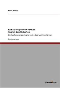 Exit-Strategien Von Venture Capital-Gesellschaften