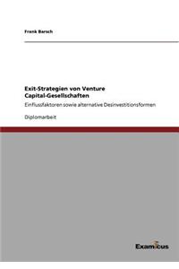 Exit-Strategien von Venture Capital-Gesellschaften