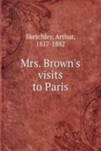 Mrs. Brown's visits to Paris