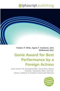 Genie Award for Best Performance by a Foreign Actress