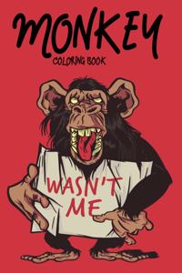 Monkey Coloring book
