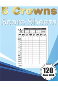 5 Crowns Score Sheets