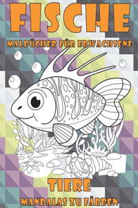 Malbücher für Erwachsene - Mandalas zu färben - Tiere - Fische