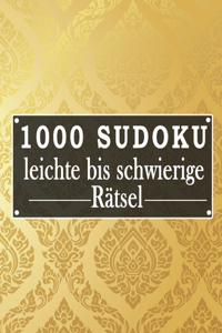 Sudoku 1000 leichte bis schwierige Rätsel