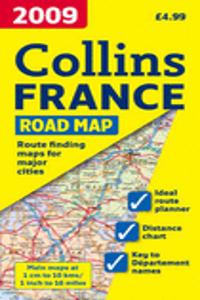 International Road Map - 2009 Map Of France