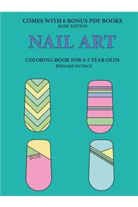 Coloring Book for 4-5 Year Olds (Nail Art)