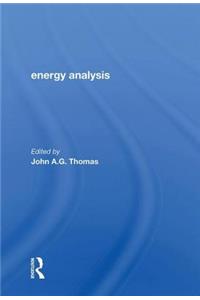 Energy Analysis