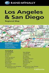 Rand McNally Folded Map: Los Angeles & San Diego Regional Map