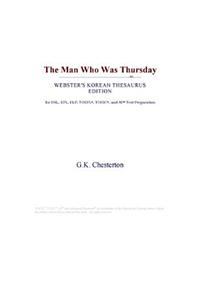 The Man Who Was Thursday (Webster's Korean Thesaurus Edition)