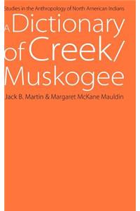 Dictionary of Creek/Muskogee
