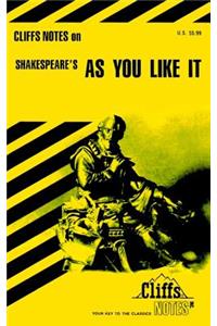 Cliffsnotes on Shakespeare's as You Like It