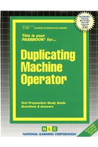 Duplicating Machine Operator