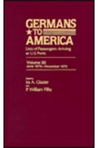 Germans to America, June 1873-Nov. 1873