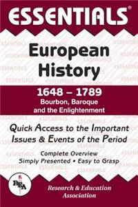 European History: 1648 to 1789 Essentials