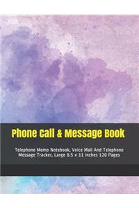 Phone Call & Message Book