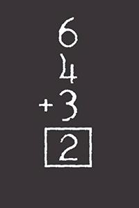 Baseball Math Double Play Notebook Journal