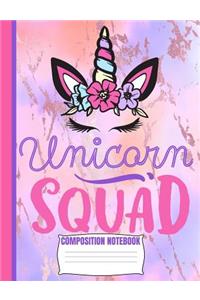 UNICORN SQUAD Composition Notebook