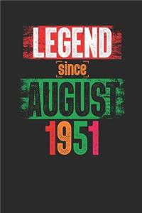 Legend Since August 1951