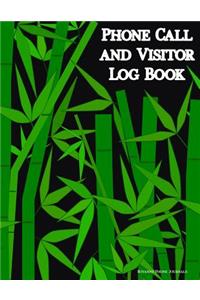 Phone Call and Visitor Log Book