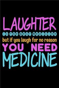 Laughter Is The Best Medicine But If You Laugh For No Reason You Need Medicine