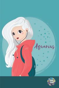 Aquarius Zodiac Notebook