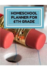 Homeschool Planner for 6th Grade