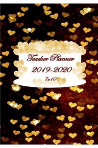 Teacher Planner 2019 - 2020 - 7 X 10