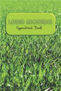 Lawn Mowing Appointment Book