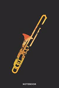 Trombone Instrument Art Graphic Notebook