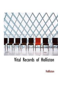 Vital Records of Holliston